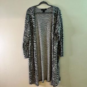 Long zebra print cami